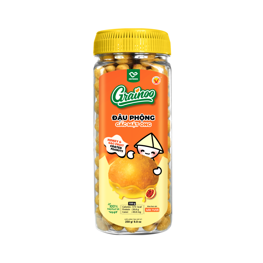 Đậu phộng gấc mật ong 250g